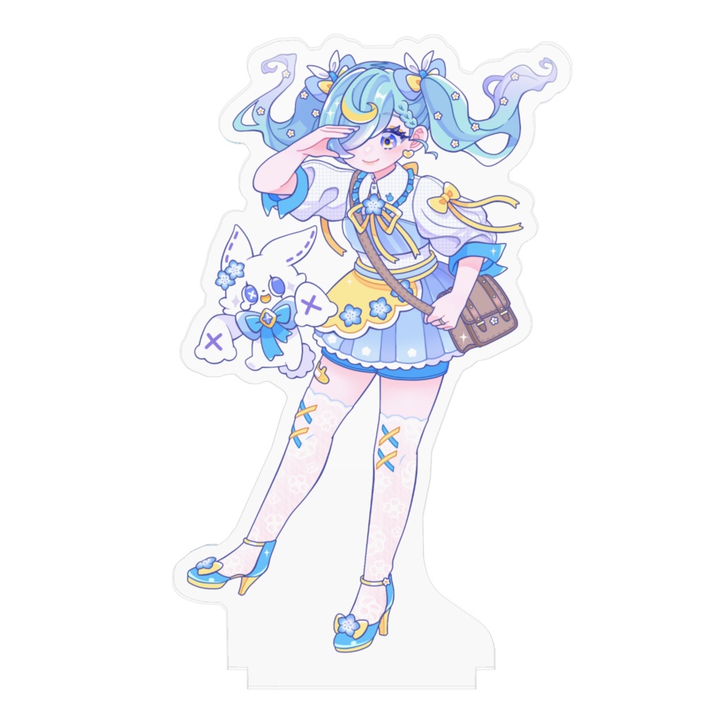 魔法少女ぴょん_ぷいちゃんとお出掛けver(アクスタ - 100mm)