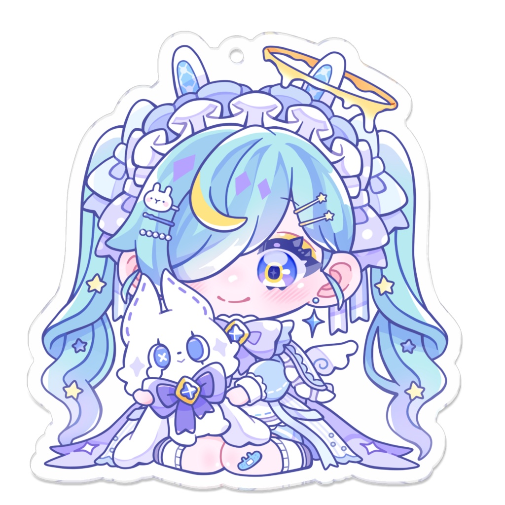 魔法少女ぴょん_ぷいちゃんとロリータver(アクキー - 70mm)