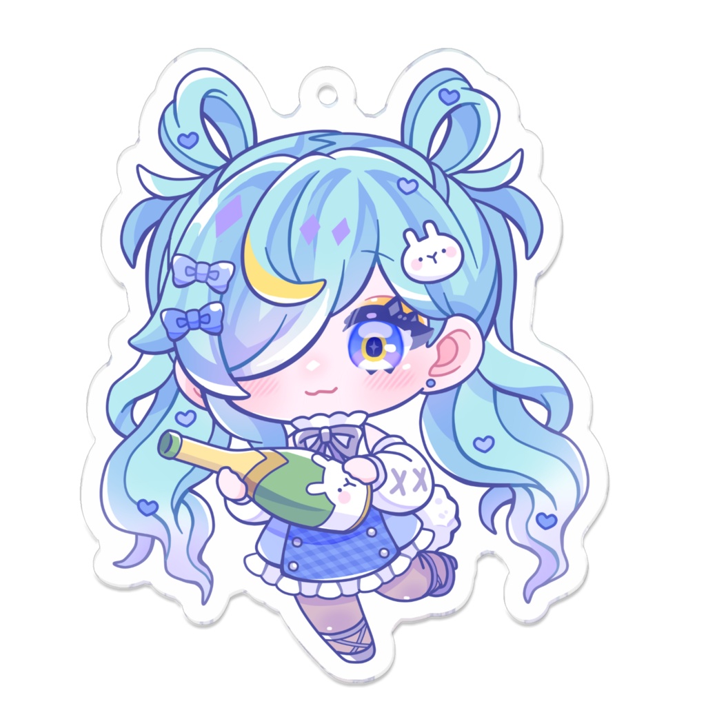 魔法少女ぴょん_いっぱいどうですかver(アクキー - 70mm)