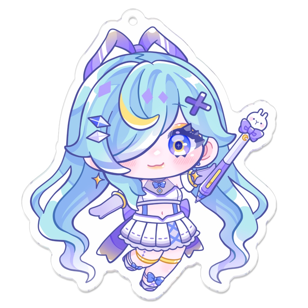 魔法少女ぴょん_変身ver(アクキー - 70mm)