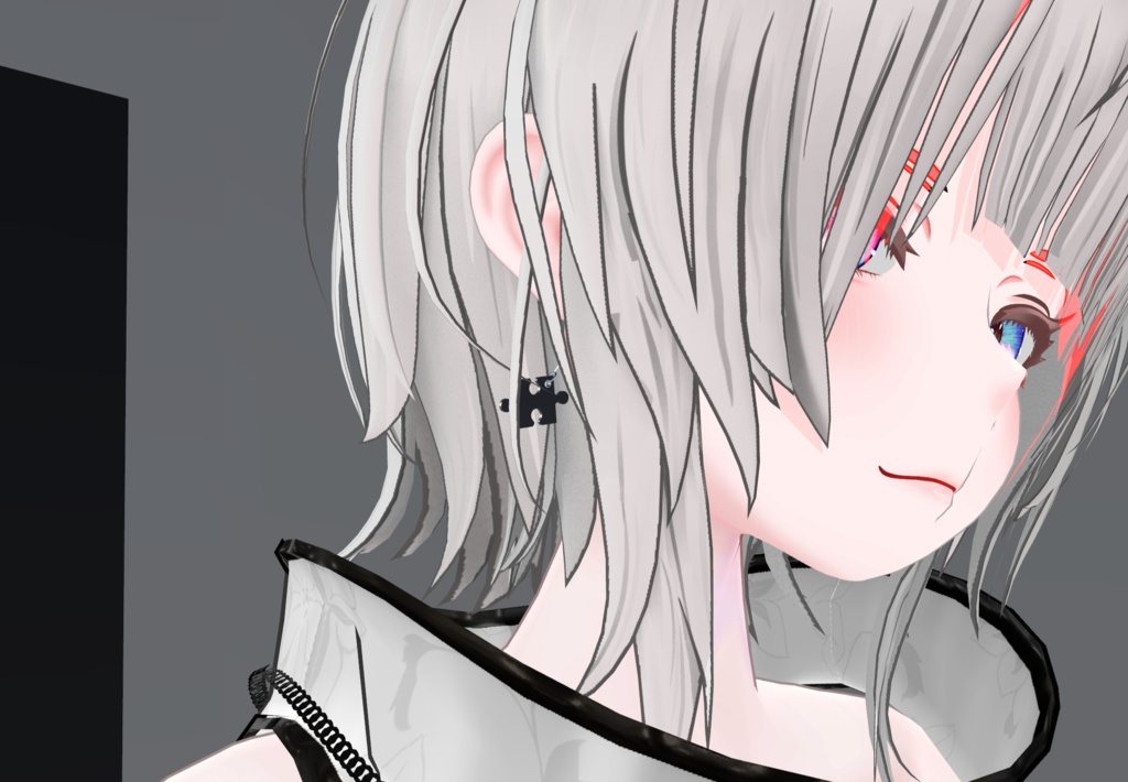 ジグソーパズル耳飾り