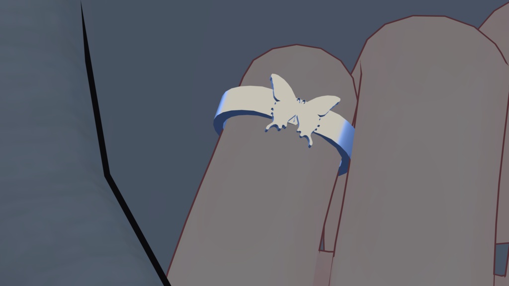 蝶々アクセサリーセット