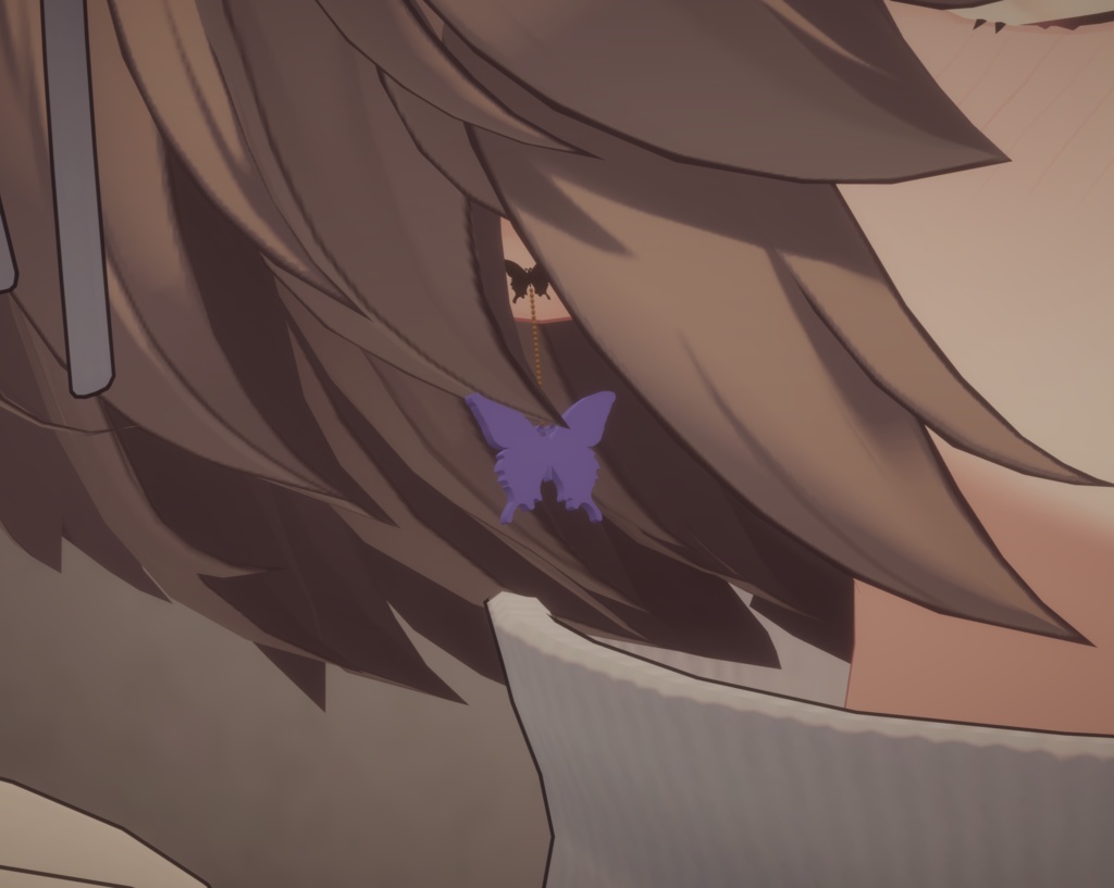 蝶々アクセサリーセット