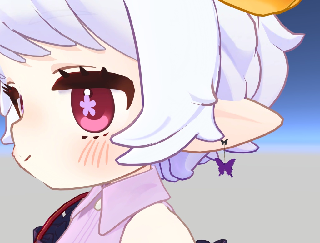 蝶々アクセサリーセット