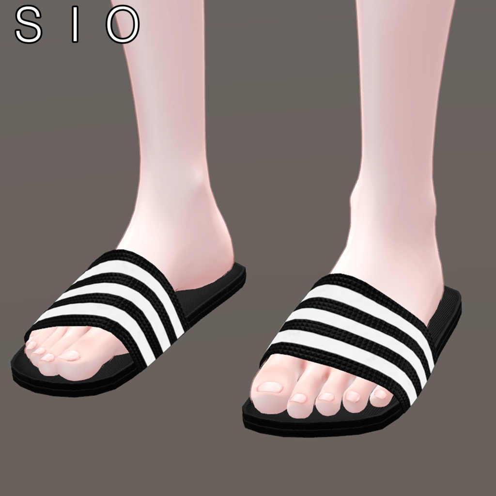 삼선슬리퍼 Three striped slippers