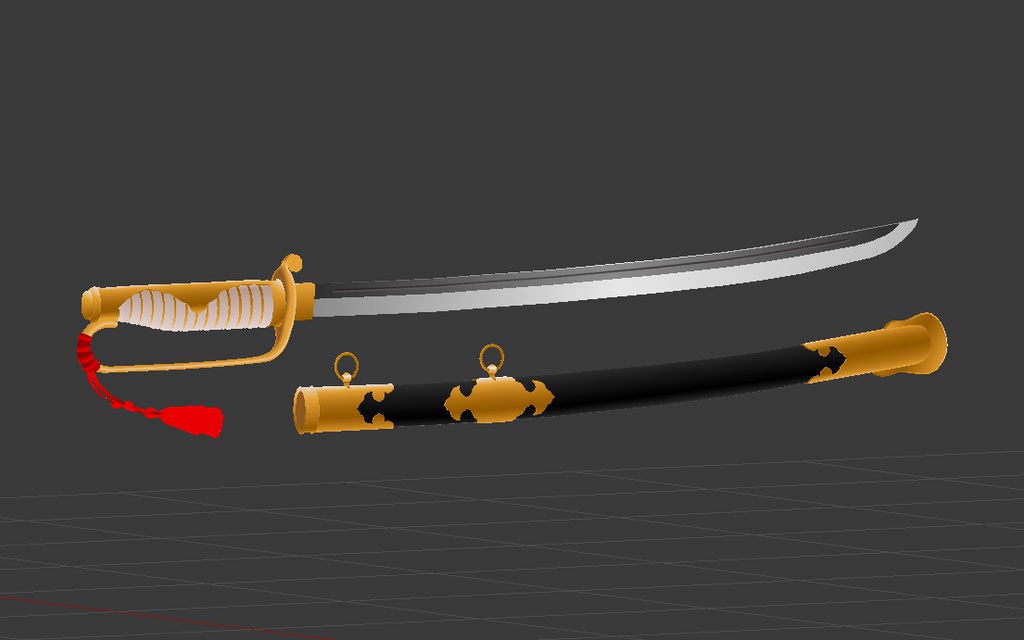 【3Dモデル】儀礼軍刀