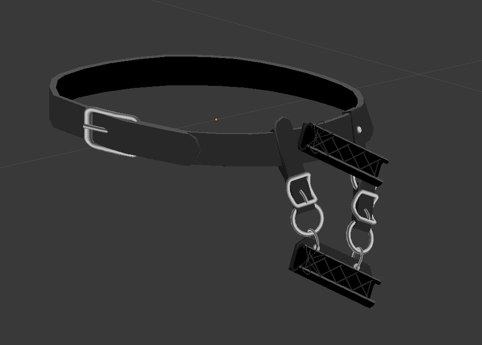 【3Dモデル】剣帯【VRChat向け】