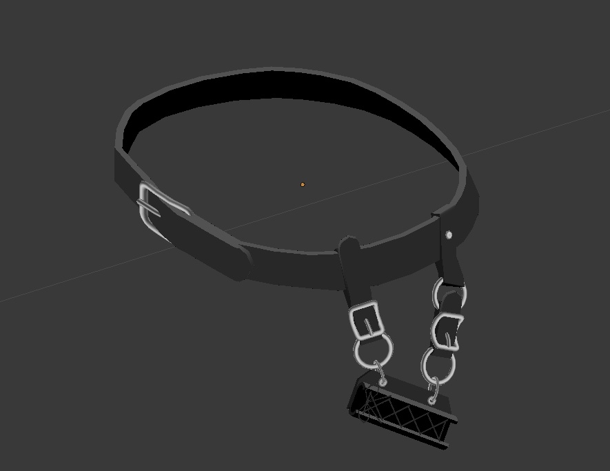 【3Dモデル】剣帯【VRChat向け】