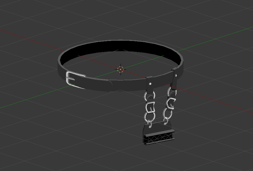 【3Dモデル】剣帯【VRChat向け】