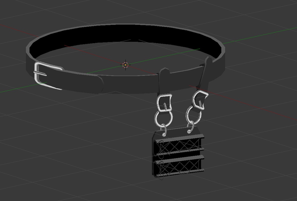 【3Dモデル】剣帯【VRChat向け】