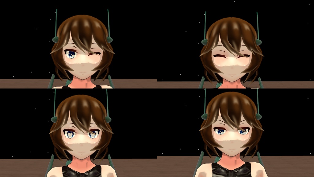 オリジナル3Dモデル『旋風改』【VRchat想定】