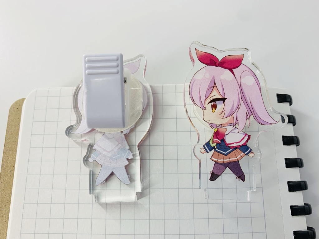 【台座付き】トコトコいろはSDアクリルクリップ-A-