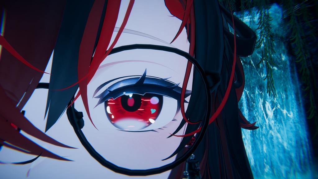 【ルルネ・しなの対応】ラメ入りサイバーアイテクスチャ