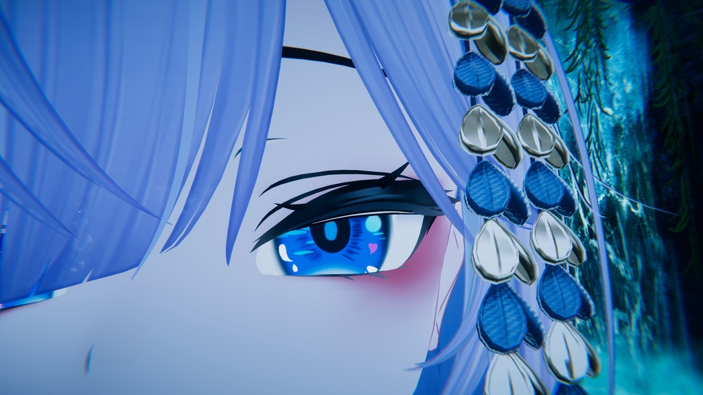 【ルルネ・しなの対応】ラメ入りサイバーアイテクスチャ