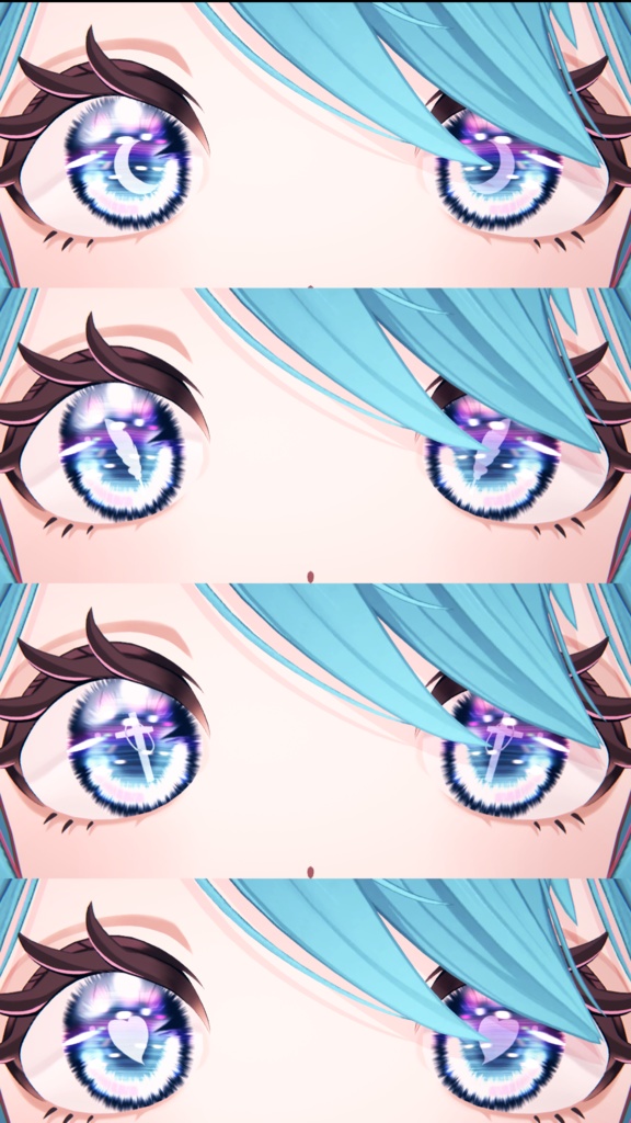 【期間限定100円】【リナシータ専用/マテリアルつき】キラキラアイテクスチャ【4種類】