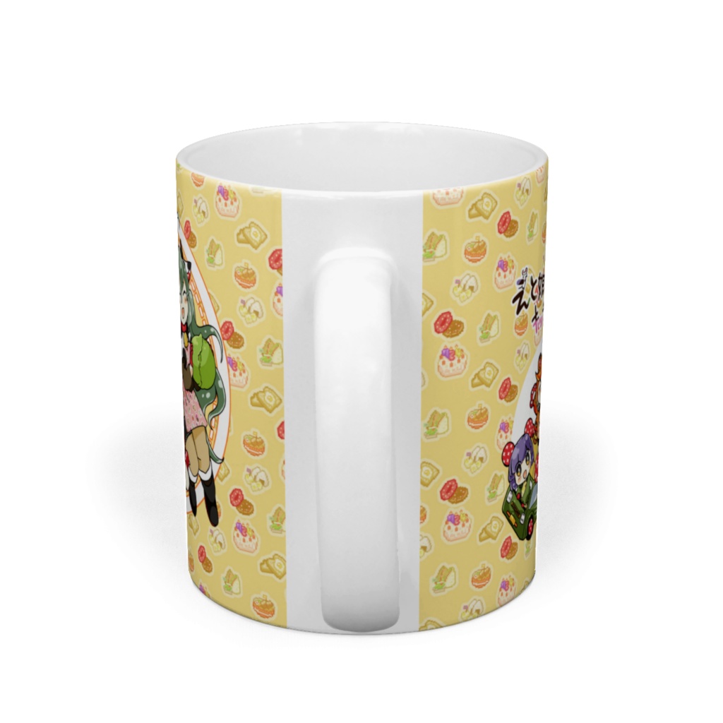 えと娘カフェキッチンカーマグカップ