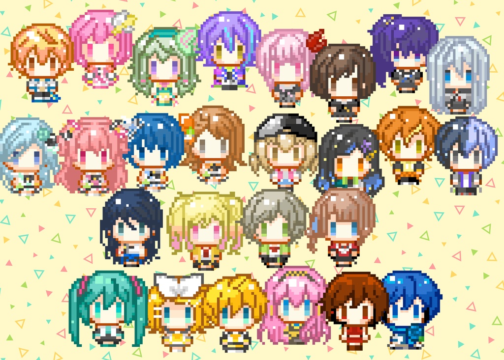 プロセカ(ほぼ)オールキャラアバター【¥0】&店舗外観