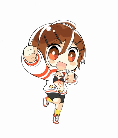 ホイッスル&ねこみみパーカーアクキー