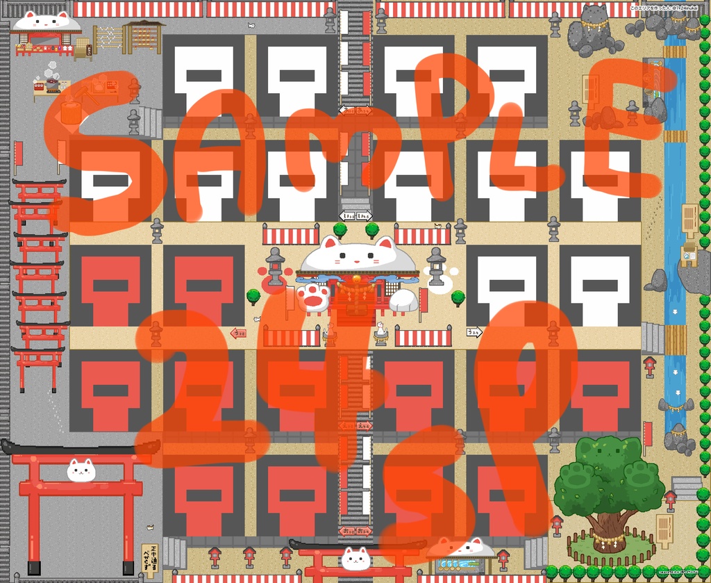 ⛩【¥0~】カスタム神社エリアキット&振袖/紋付袴アバター