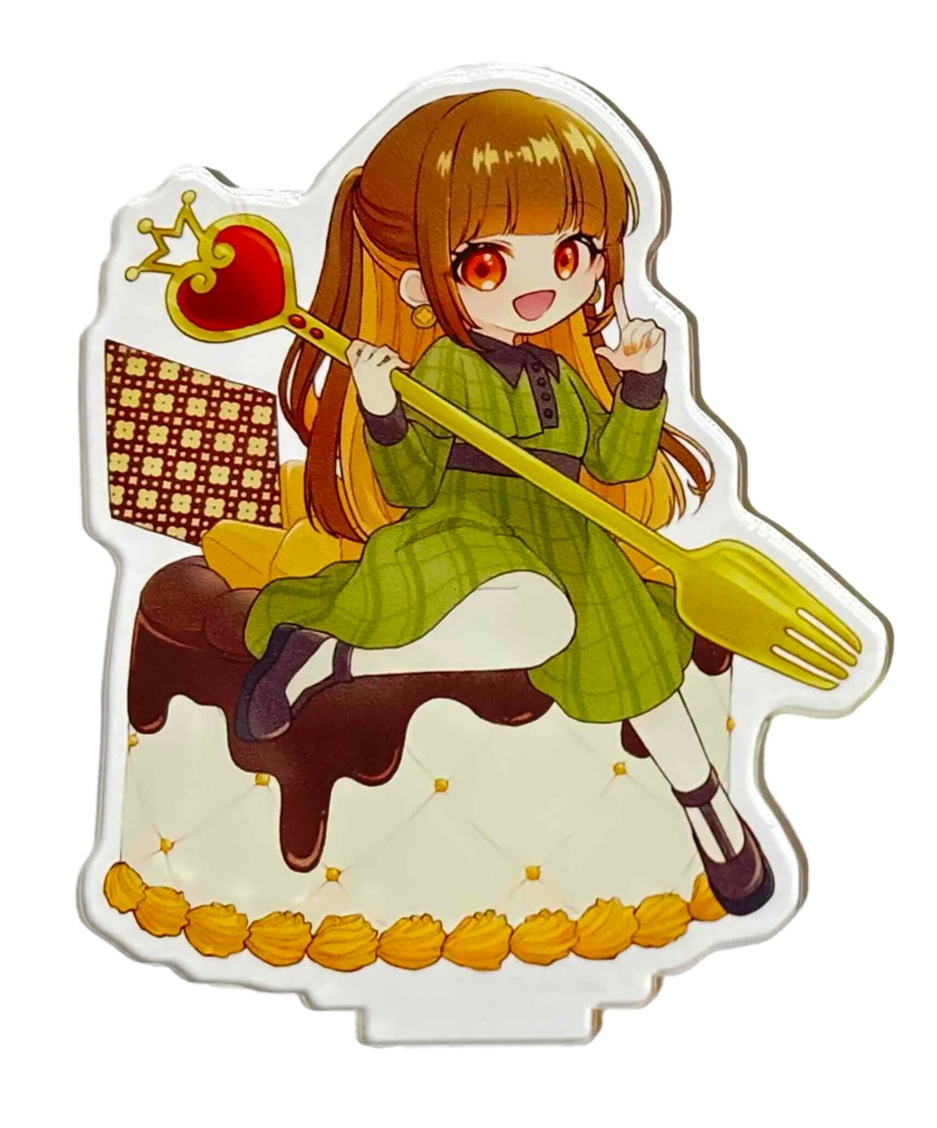 アクリルスタンド(ケーキ・笑顔)