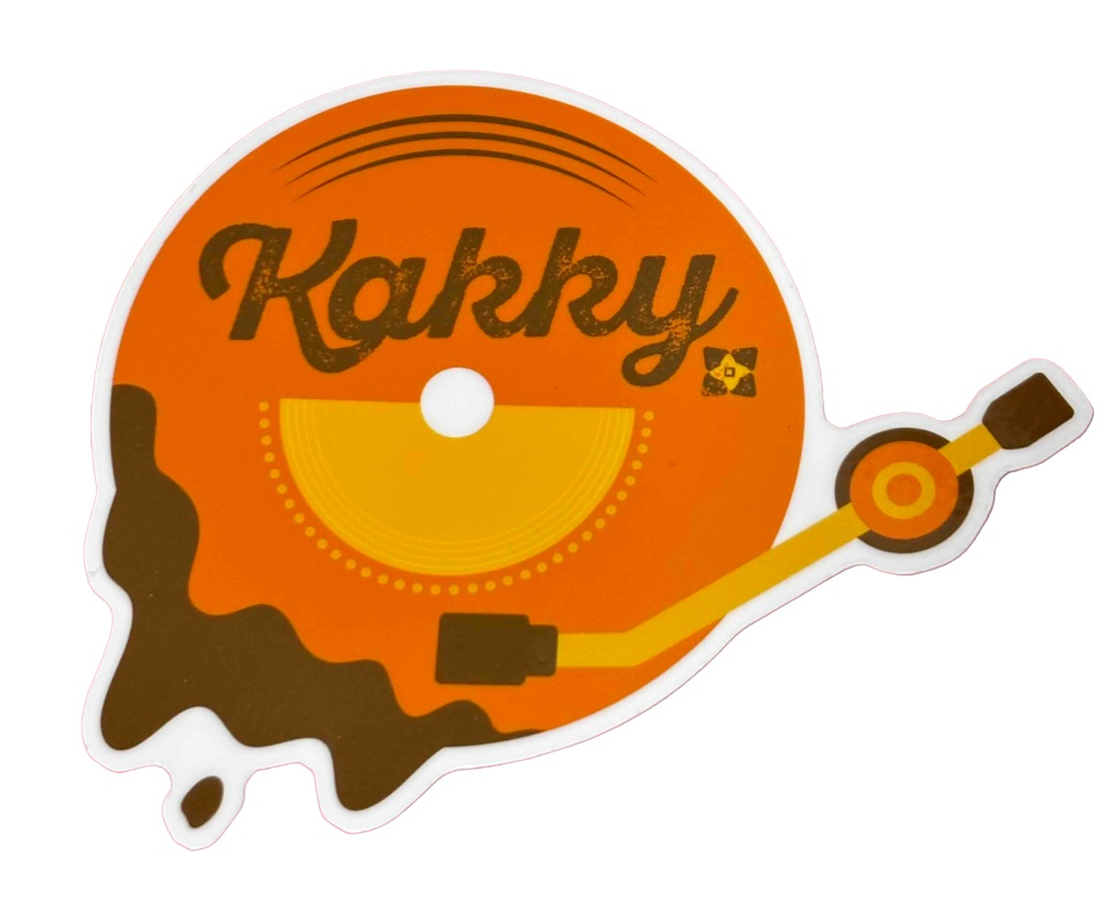 ステッカーセット(レコード・kakky)