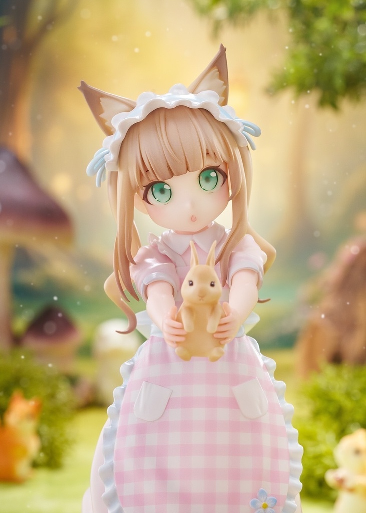 うちのねこが女の子でかわいい きなこ うさぎさん見つけたよ
