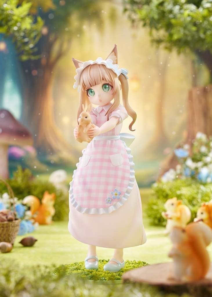 うちのねこが女の子でかわいい きなこ うさぎさん見つけたよ