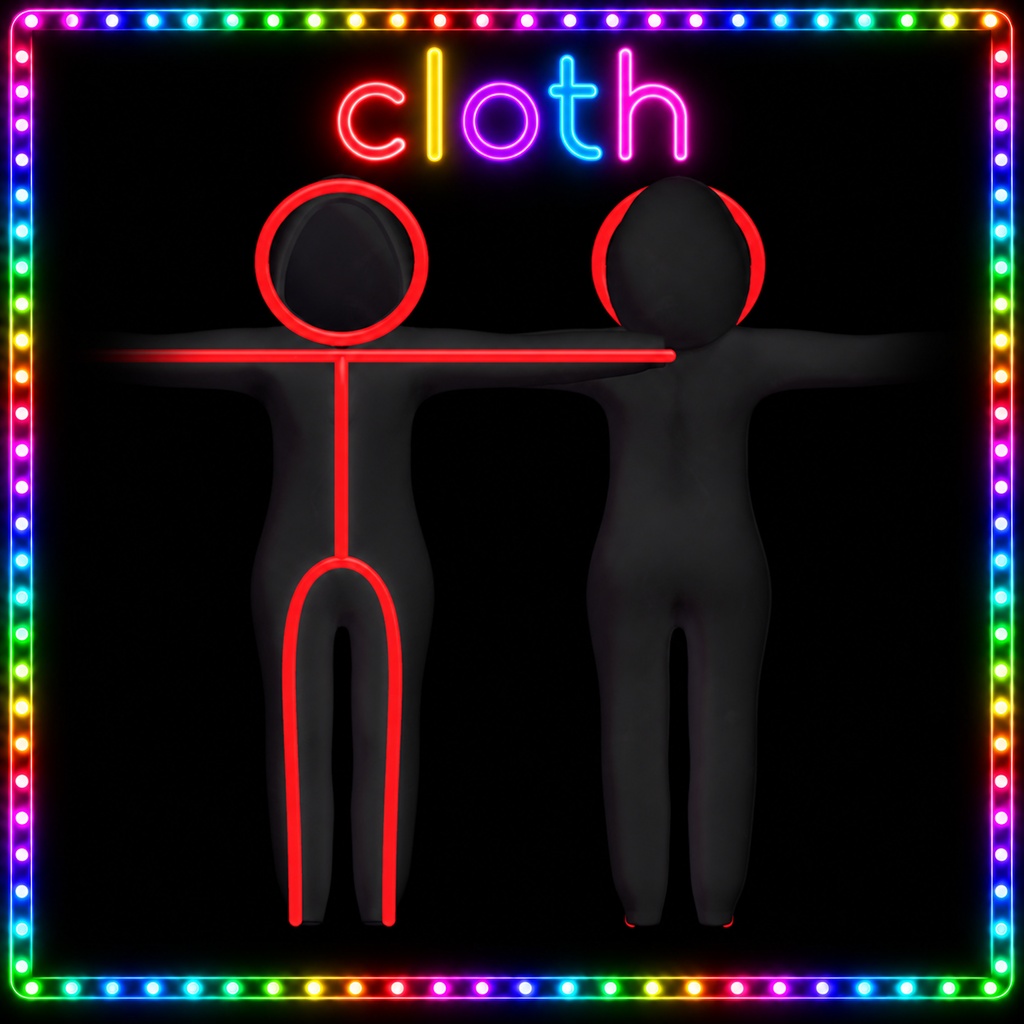 LED Stickman Costume