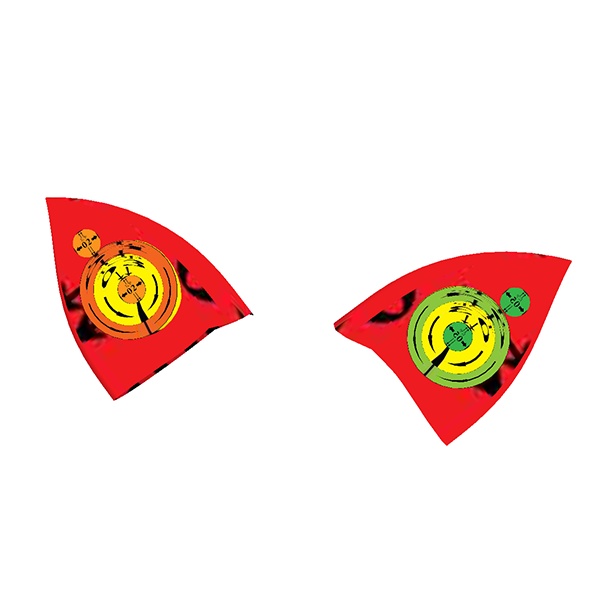 Cyborg Cat Ears Blender Mesh