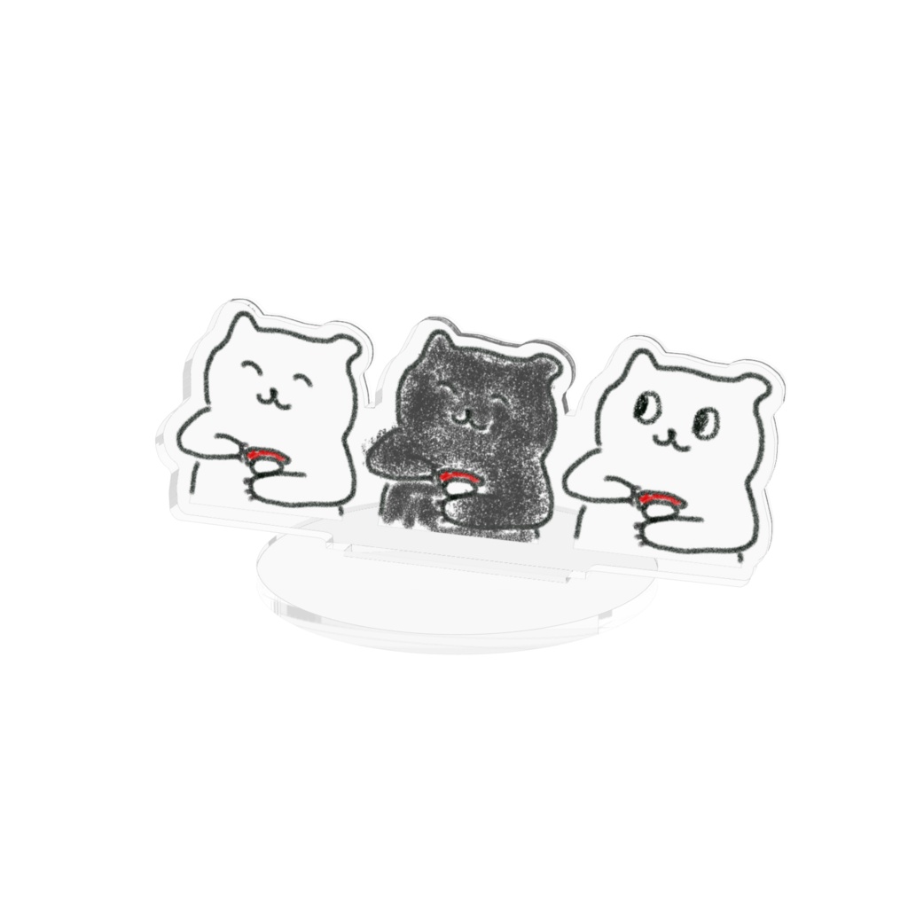 横に並んだおともだちアクスタ