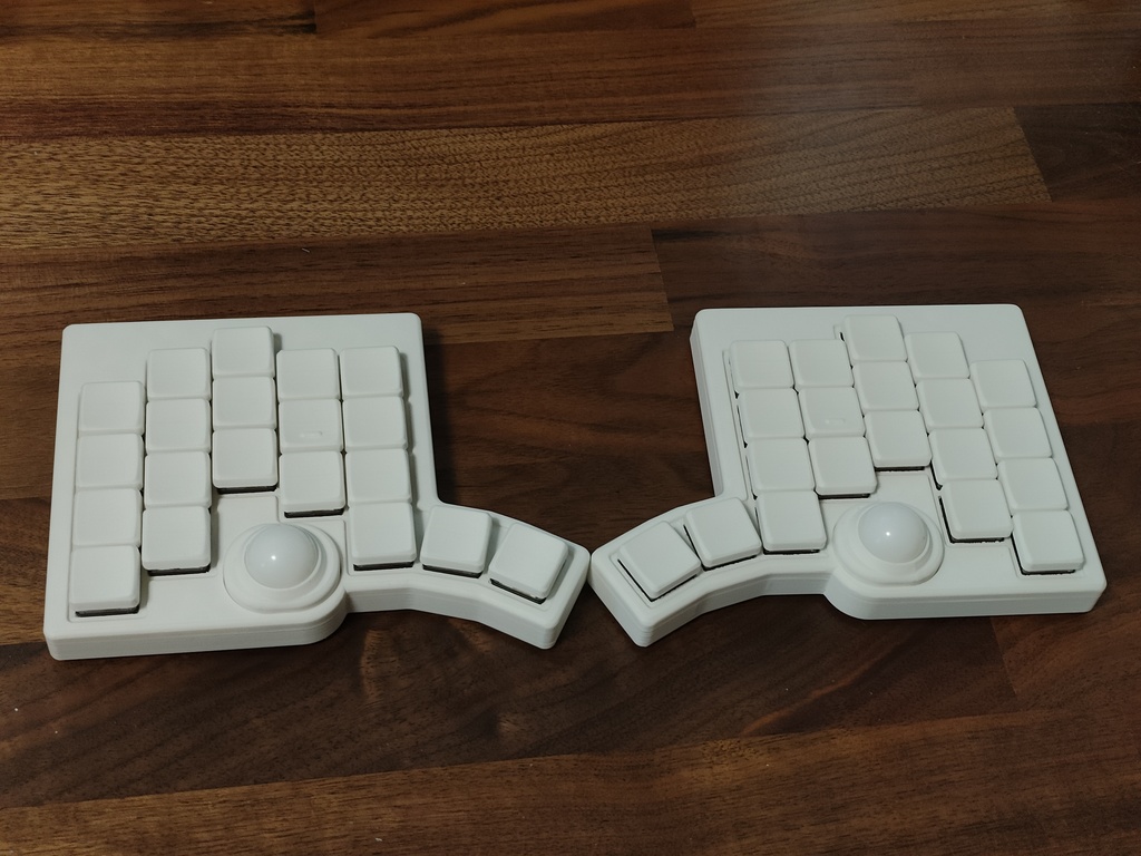 Noctus ZMK 無線ダブルトラックボールキーボード