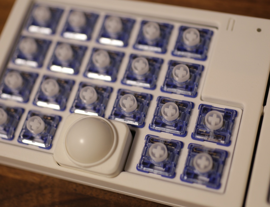 Pyuron オーソリニア 無線ダブルトラックボールキーボード