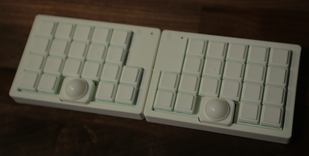 Pyuron ZMK 無線ダブルトラックボールキーボード Pyuron オーソリニア 無線ダブルトラックボールキーボード