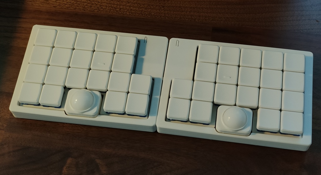 Pyuron ZMK 無線ダブルトラックボールキーボード