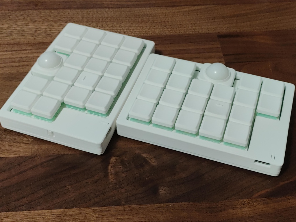 Pyuron ZMK 無線ダブルトラックボールキーボード