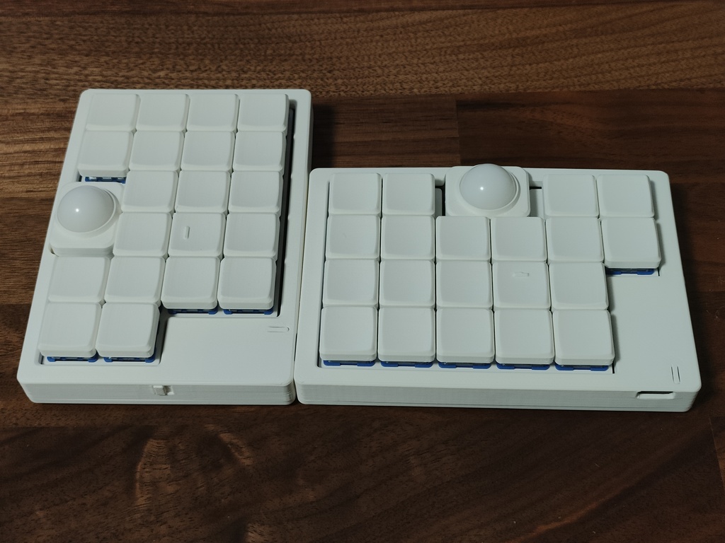 Pyuron ZMK 無線ダブルトラックボールキーボード