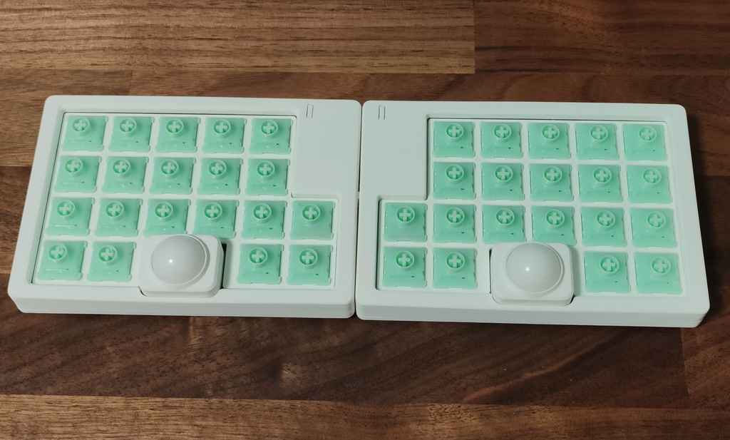 Pyuron ZMK 無線ダブルトラックボールキーボード