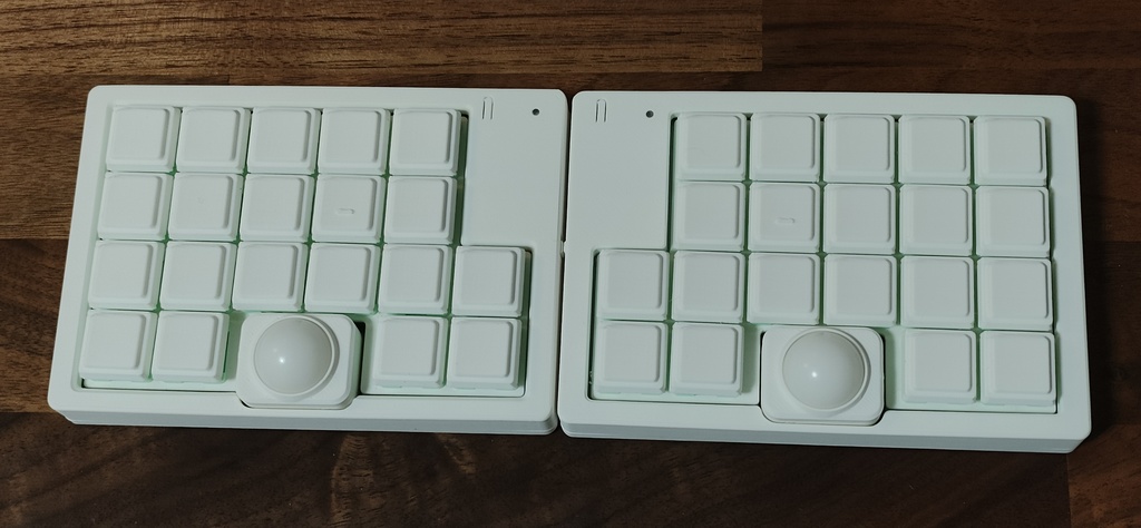 Pyuron ZMK 無線ダブルトラックボールキーボード