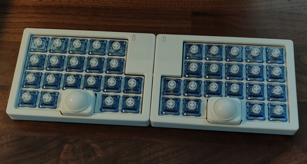 Pyuron ZMK 無線ダブルトラックボールキーボード