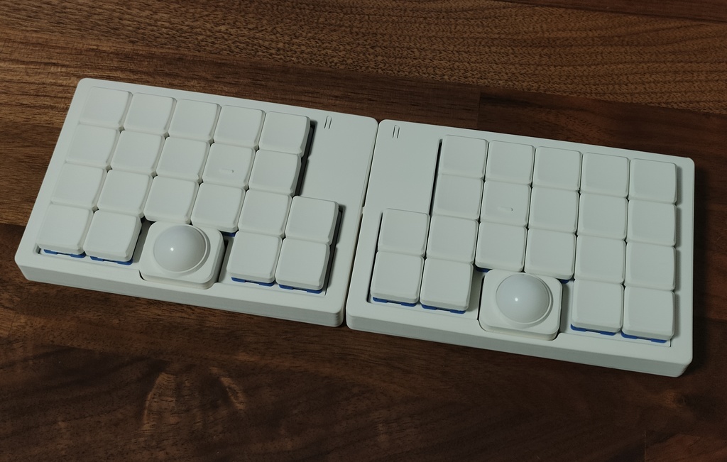 Pyuron ZMK 無線ダブルトラックボールキーボード