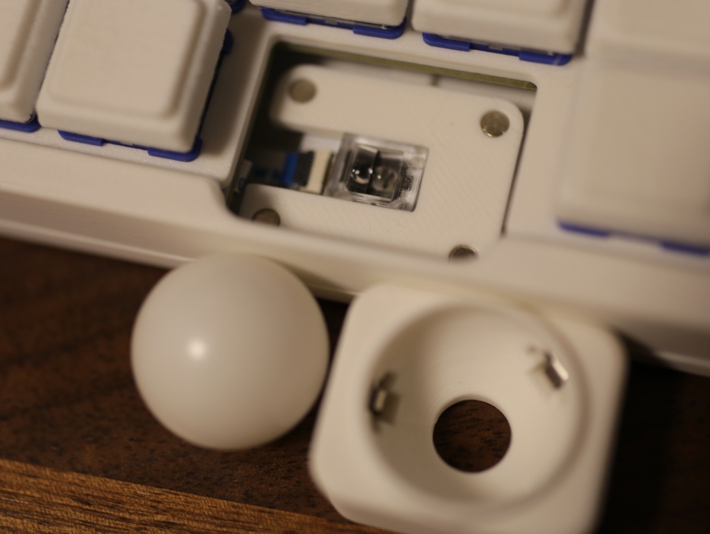 Pyuron オーソリニア 無線ダブルトラックボールキーボード