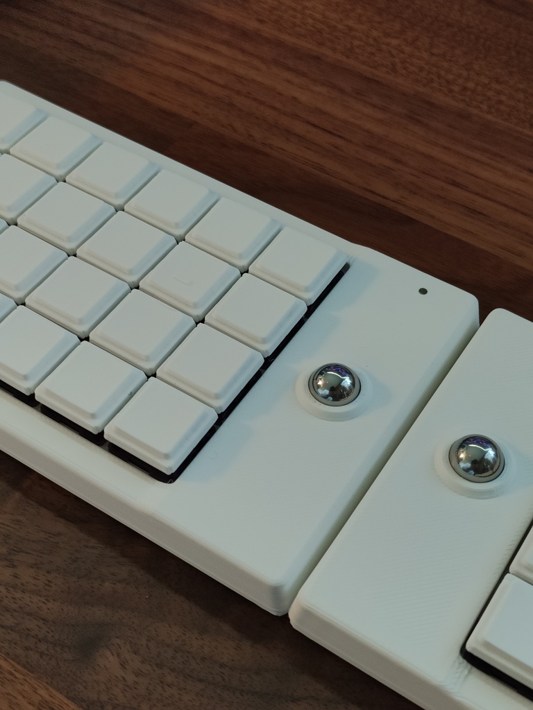 MonoOwl 4x6 ZMK 無線分割ロープロダブルトラボキーボード