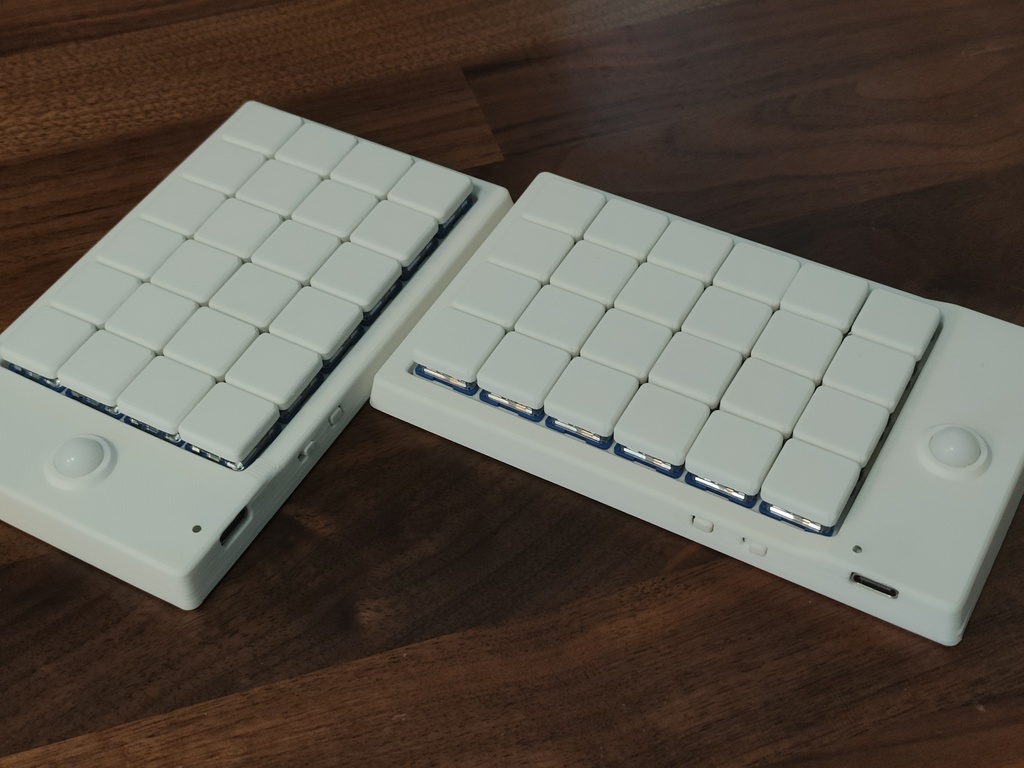 MonoOwl ZMK 無線分割ダブルトラボキーボード