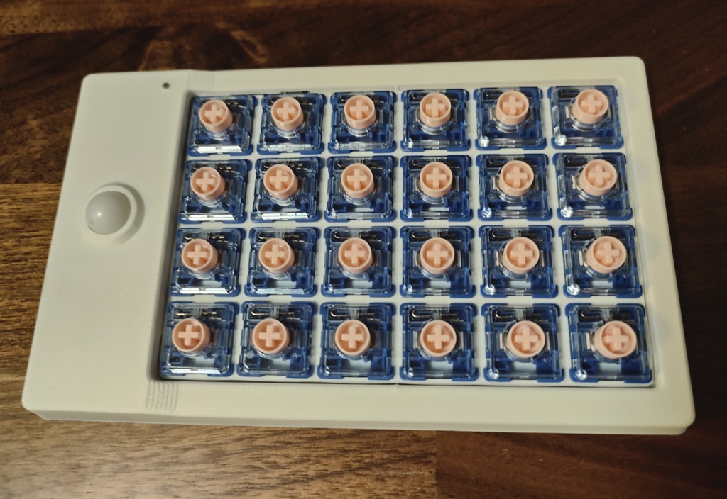 MonoOwl ZMK 無線分割ダブルトラボキーボード