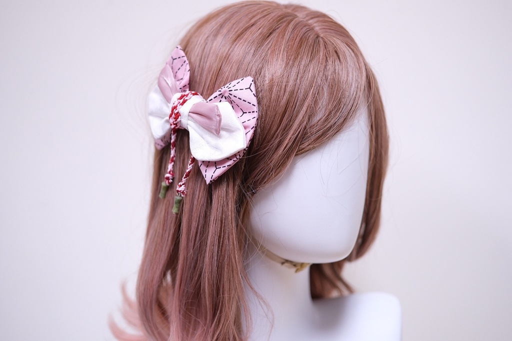 【99%】鬼滅の刃 竈門禰豆子イメージ リボンバレッタ