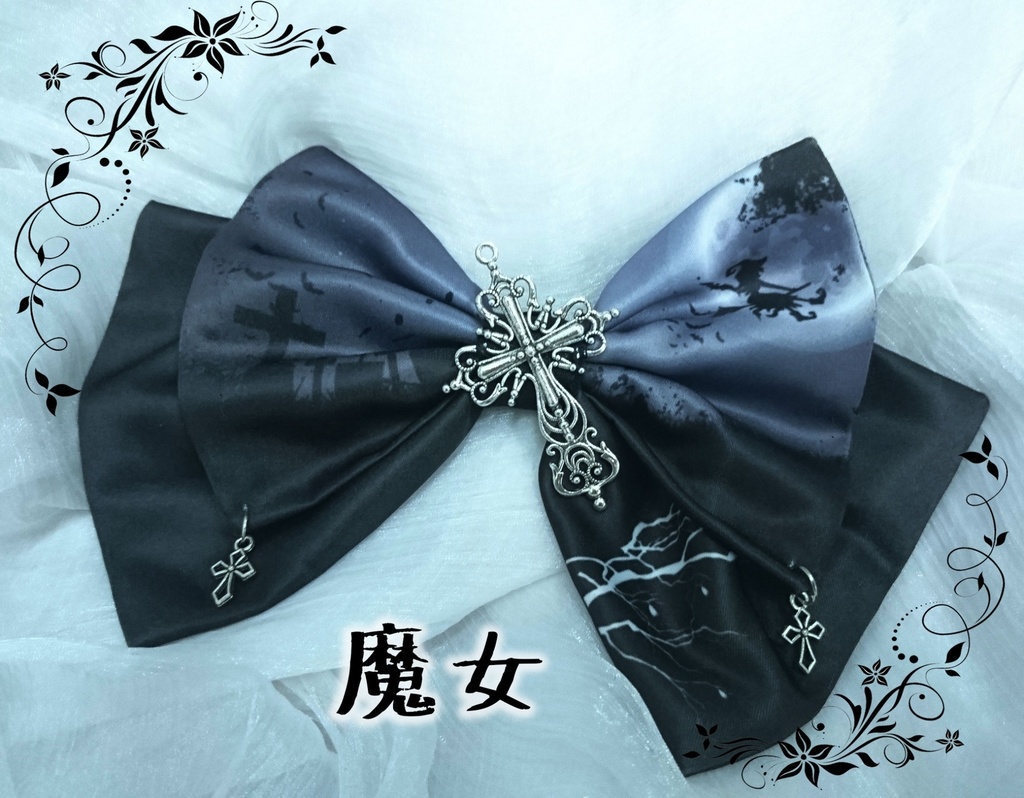 【Kaede】オリジナル リボンバレッタ