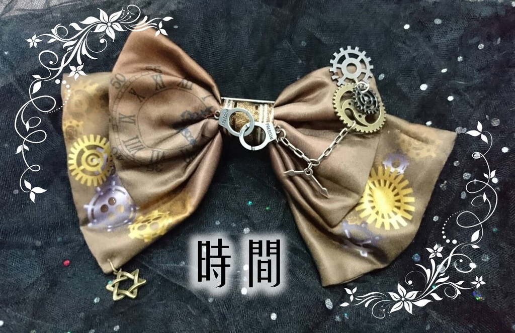 【Kaede】オリジナル リボンバレッタ