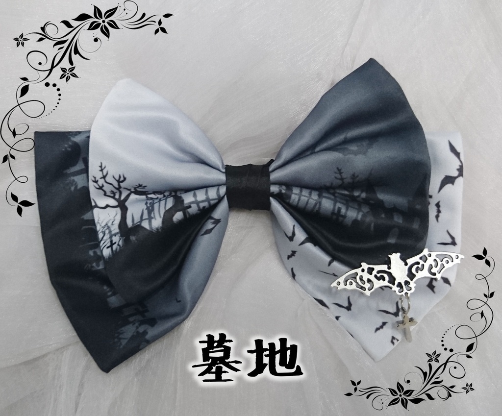 【Kaede】オリジナル リボンバレッタ