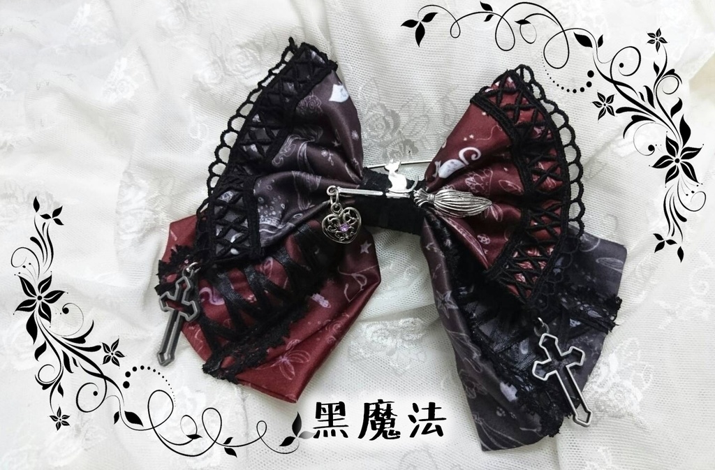 【Kaede】オリジナル リボンバレッタ