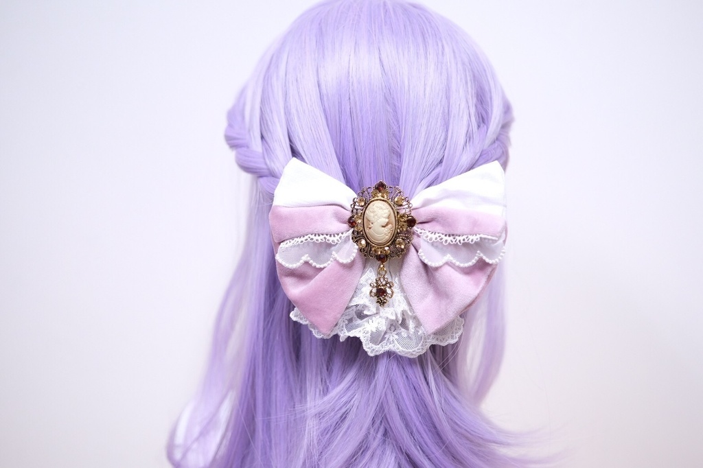 【99%】リボンバレッタ ✦油絵✦【オリジナル】